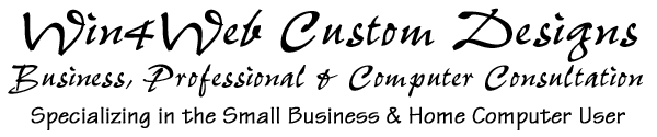 C. Winnick Web Designs & Custom Computer Consultation - Specializing in the Small Business & Home Computer User